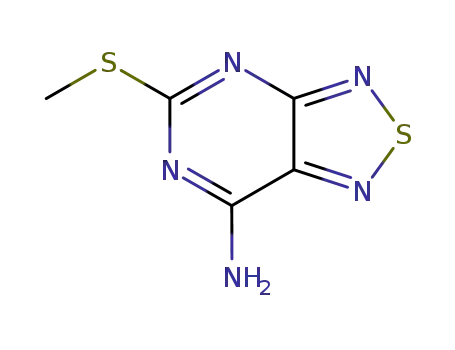 5-Methylsulfanyl-[1,2,5]thiadiazolo[3,4-d]pyrimidin-7-amine
