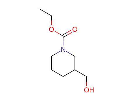Molecular Structure of 214548-40-0 (1-Piperidinecarboxylic  acid,  3-(hydroxymethyl)-,  ethyl  ester)