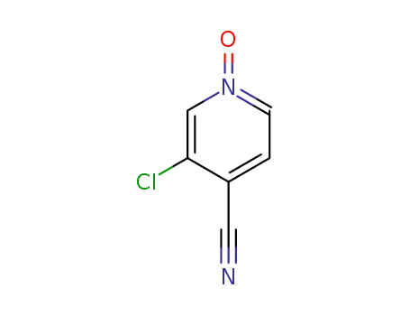 Molecular Structure of 179042-51-4 (4-Pyridinecarbonitrile, 3-chloro-, 1-oxide)