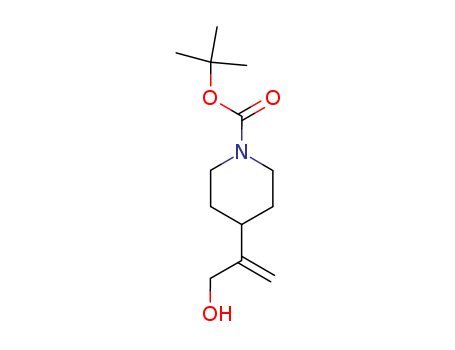 4-<(2-hydroxy-1-methylene)ethyl>-1-piperidinecarboxylic acid(1,1-dimethylethyl)ester