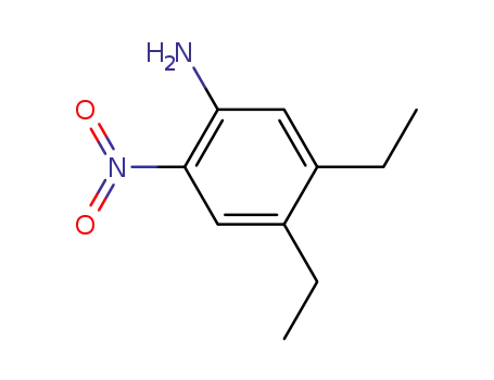 Molecular Structure of 7149-71-5 (4,5-diethyl-2-nitroaniline)