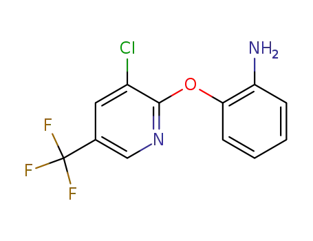 Molecular Structure of 98968-77-5 (2-([3-CHLORO-5-(TRIFLUOROMETHYL)-2-PYRIDINYL]OXY)ANILINE)
