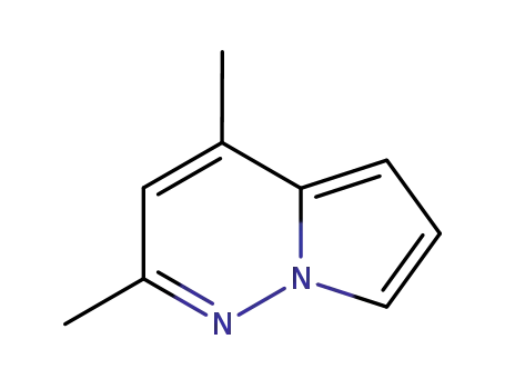 Molecular Structure of 18591-60-1 (Pyrrolo[1,2-b]pyridazine, 2,4-dimethyl-)