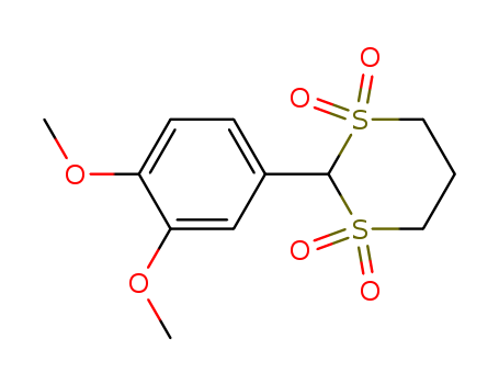 2-(3,4-dimethoxyphenyl)-1,3-dithiane 1,1,3,3-tetraoxide