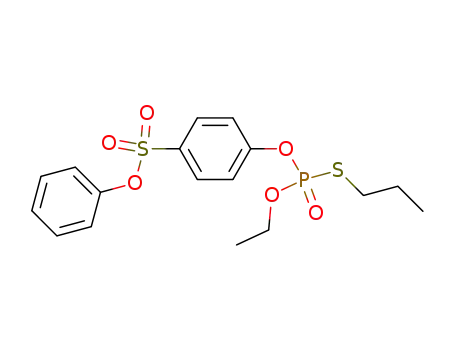 Benzenesulfonic acid, 4-[[ethoxy(propylthio)phosphinyl]oxy]-, phenyl
ester