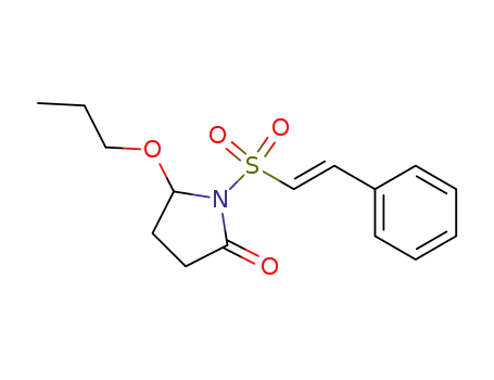 1-((2-Phenylethenyl)sulfonyl)-5-propoxy-2-pyrrolidinone
