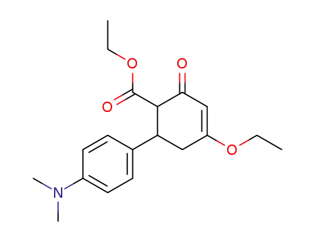 Ethyl 6-(p-dimethylaminophenyl) 4-ethoxy-2-oxo-3-cyclohexenecarboxylate