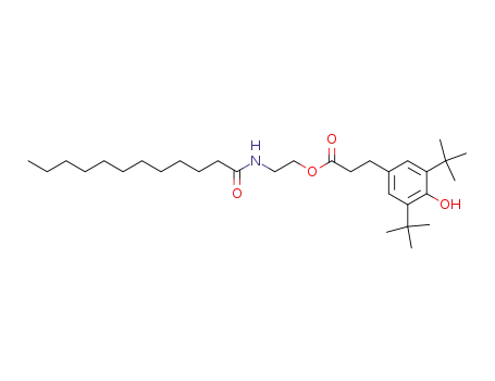 2-(lauramido)ethyl 3-(3,5-di-tert-butyl-4-hydroxyphenyl)-propionate