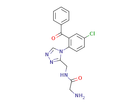 Acetamide,
2-amino-N-[[4-(2-benzoyl-4-chlorophenyl)-4H-1,2,4-triazol-3-yl]methyl]-