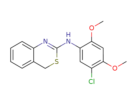 4H-3,1-Benzothiazin-2-amine, N-(5-chloro-2,4-dimethoxyphenyl)-