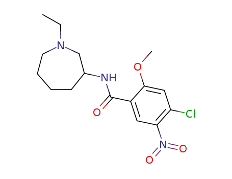 4-chloro-N-(1-ethyl-1H-hexahydroazepin-3-yl)-2-methoxy-5-nitrobenzamide