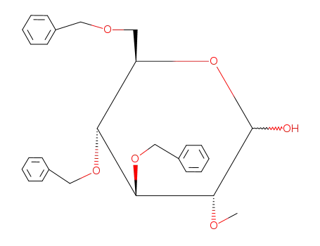 3,4,6-tri-O-benzyl-2-O-methyl-D-glucopyranose