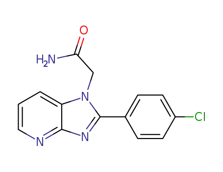 2-(4-chlorophenyl)-N,N-dimethyl-1H-imidazo<4,5-c>pyridine-1-acetamide