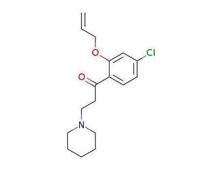 2'-(Allyloxy)-4'-chloro-β-(1-piperidinyl)propiophenone