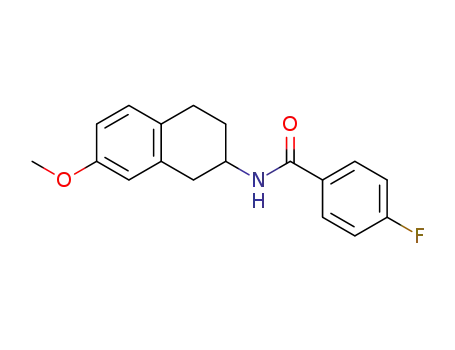 4-fluoro-N-(7-methoxy-1,2,3,4-tetrahydronaphthalene-2-yl)-benzamide
