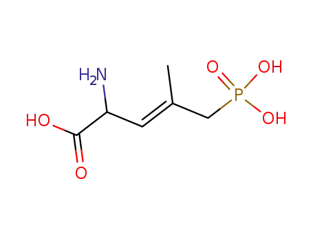 (E)-2-amino-4-methyl-5-phosphonopent-3-enoic acid