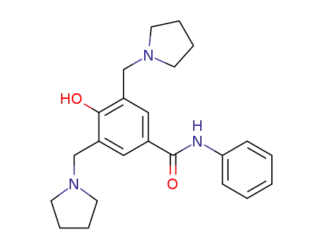 4-Hydroxy-N-phenyl-3,5-bis(1-pyrrolidinylmethyl)benzamide