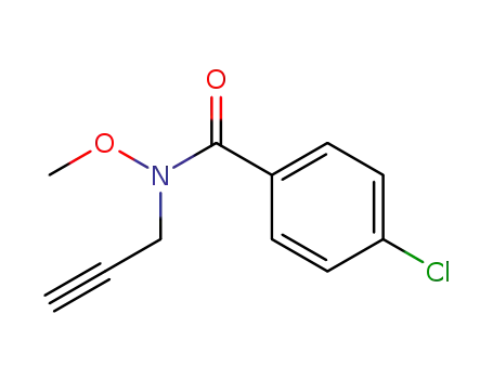 N-methoxy-N-propargyl-p-chlorobenzamide