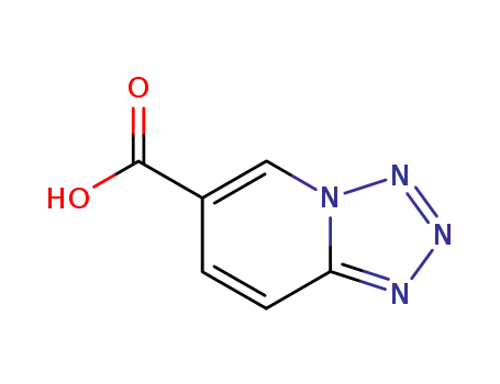 Molecular Structure of 7477-13-6 (Tetrazolo[1,5-a]pyridine-6-carboxylic acid)
