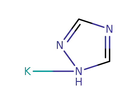 Molecular Structure of 41253-23-0 (1,2,4-Triazole potassium)