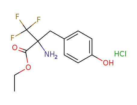 Tyrosine, a-(trifluoromethyl)-, ethyl ester, hydrochloride