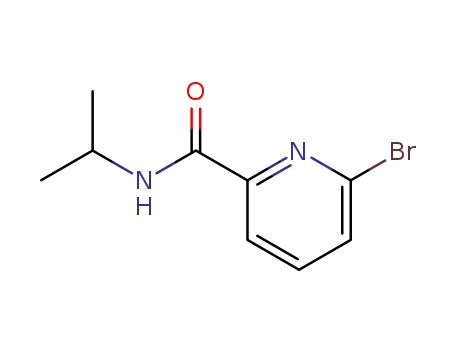 Molecular Structure of 192447-08-8 (2-Pyridinecarboxamide, 6-bromo-N-(1-methylethyl)-)
