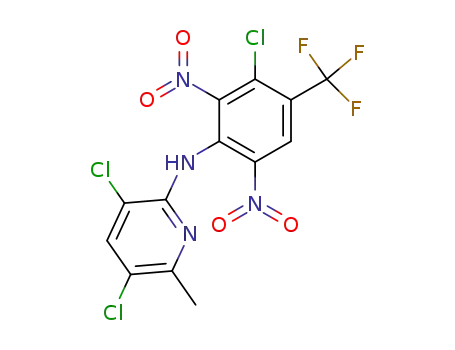3,5-dichloro-N-[3-chloro-2,6-dinitro-4-(trifluoromethyl)phenyl]-6-methylpyridin-2-amine