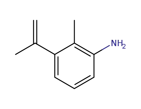 Benzenamine, 2-methyl-3-(1-methylethenyl)- (9CI)