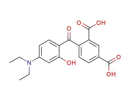 1,3-BENZENEDICARBOXYLIC ACID 4-[4-(DIETHYLAMINO)-2-HYDROXYBENZOYL]-
