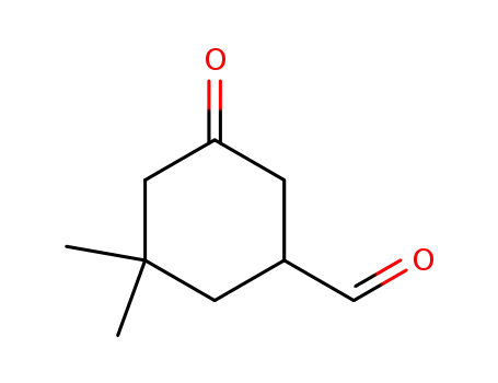 Cyclohexanecarboxaldehyde, 3,3-dimethyl-5-oxo-