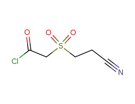 Molecular Structure of 56796-12-4 (Acetyl chloride, [(2-cyanoethyl)sulfonyl]-)