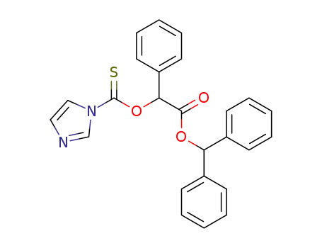 Molecular Structure of 61450-86-0 (Benzeneacetic acid, a-(1H-imidazol-1-ylthioxomethoxy)-,
diphenylmethyl ester)