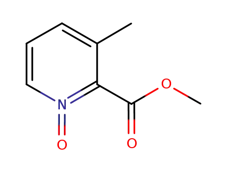 Molecular Structure of 878207-91-1 (2-(Methoxycarbonyl)-3-Methylpyridine 1-oxide)