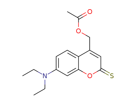 (7-(diethylamino)-2-thioxo-2H-chromen-4-yl)methyl acetate