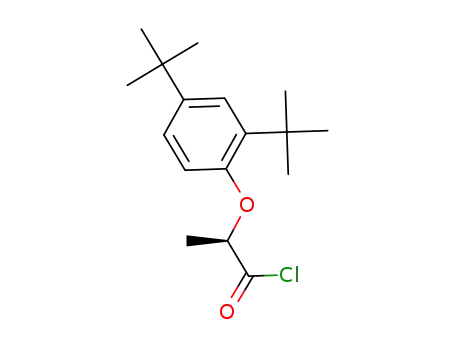Propanoyl chloride, 2-[2,4-bis(1,1-dimethylethyl)phenoxy]-, (R)-