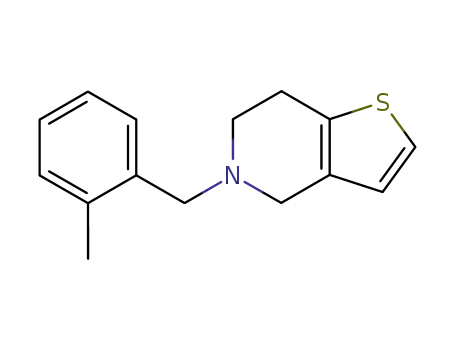 5-(2-methyl-benzyl)-4,5,6,7-tetrahydro-thieno[3,2-<i>c</i>]pyridine