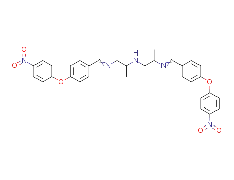 1,2'-dimethylbis{2-[4(4'-nitrophenoxy)benzalamino]ethyl}amine