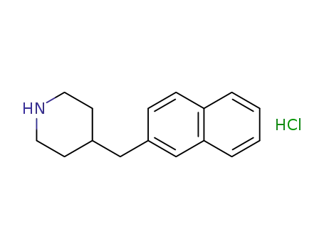 Piperidine, 4-(2-naphthalenylmethyl)-, hydrochloride