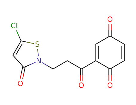 2-[3-(5-Chloro-4-isothiazolin-3-one-2-yl)propionyl]-1,4-benzoquinone