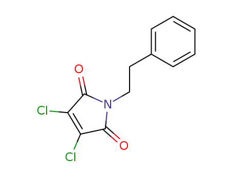 Molecular Structure of 3116-49-2 (3,4-dichloro-1-(2-phenylethyl)-1H-pyrrole-2,5-dione)