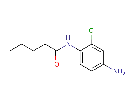 Molecular Structure of 59690-86-7 (N-(4-amino-2-chlorophenyl)pentanamide)