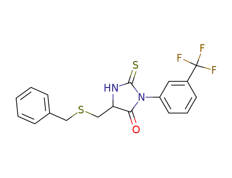 4-Imidazolidinone,
5-[[(phenylmethyl)thio]methyl]-2-thioxo-3-[3-(trifluoromethyl)phenyl]-