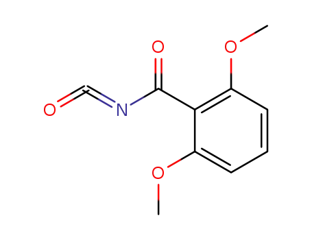 Molecular Structure of 4340-40-3 (Benzoyl isocyanate, 2,6-dimethoxy-)