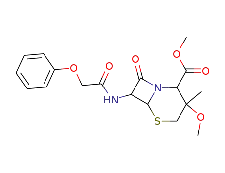 Methyl 3-methoxy-3-methyl-7-(2-phenoxyacetamido) cepham-4-carboxylate