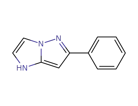 Molecular Structure of 130598-72-0 (6-Phenyl-1H-imidazo(1,2-b)pyrazole)