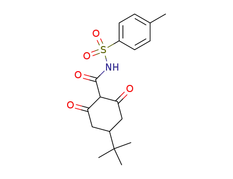 Cyclohexanecarboxamide,
4-(1,1-dimethylethyl)-N-[(4-methylphenyl)sulfonyl]-2,6-dioxo-