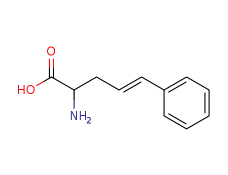 Molecular Structure of 121786-28-5 ((4E)-2-amino-5-phenylpent-4-enoic acid)