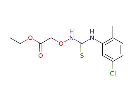 ethyl 2-({[(5-chloro-2-methylanilino)carbothioyl]amino}oxy)acetate