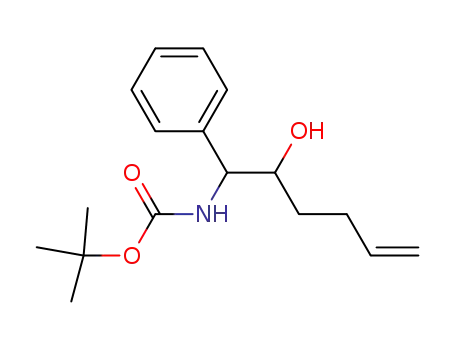 (2S- Hydroxy- 1S- phenyl- hex- 5- enyl)- carbamic acid tert- butyl ester