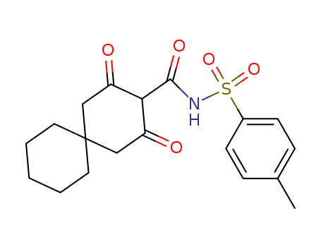 Spiro[5.5]undecane-3-carboxamide,N-[(4-methylphenyl)sulfonyl]-2,4-dioxo- cas  57641-80-2